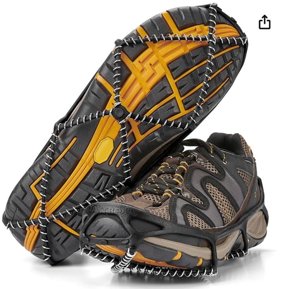 Yaktrax Walker Light Duty Traction Device Snow Ice Small (6.5-10) Black Casual - Picture 1 of 16